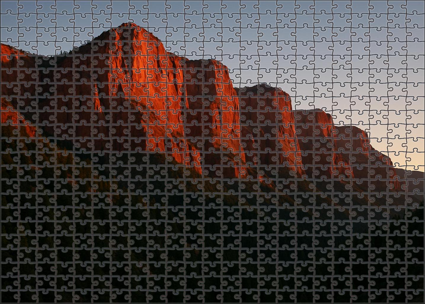 Crimson Slopes Peak Puzzle Collection