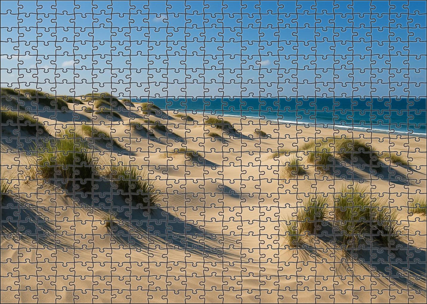 Azure Drift Sands Puzzle For Adults