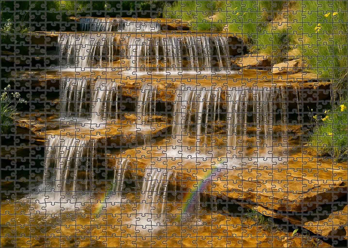 Glass Ribbon Steps Puzzle Collection
