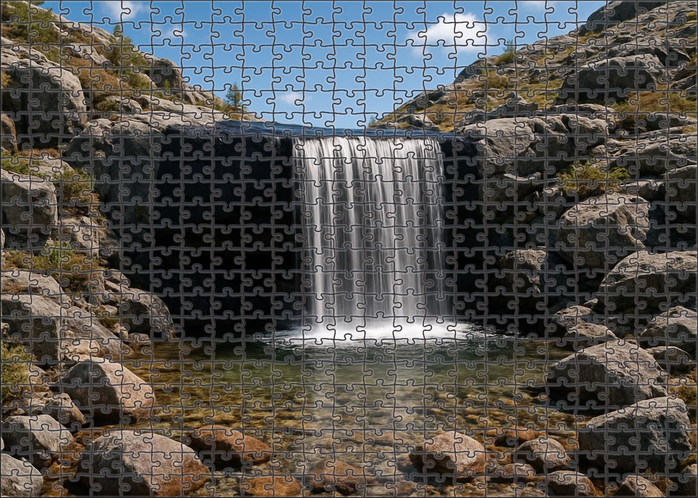 Onyx Blockfall 200 Piece Puzzle