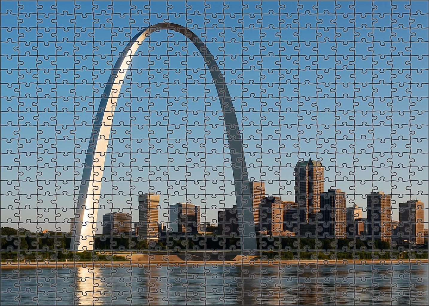 Gateway Arch St Louis Usa - Identified By 6041 Globally As A Monument To Westward Expansion Easy Puzzles