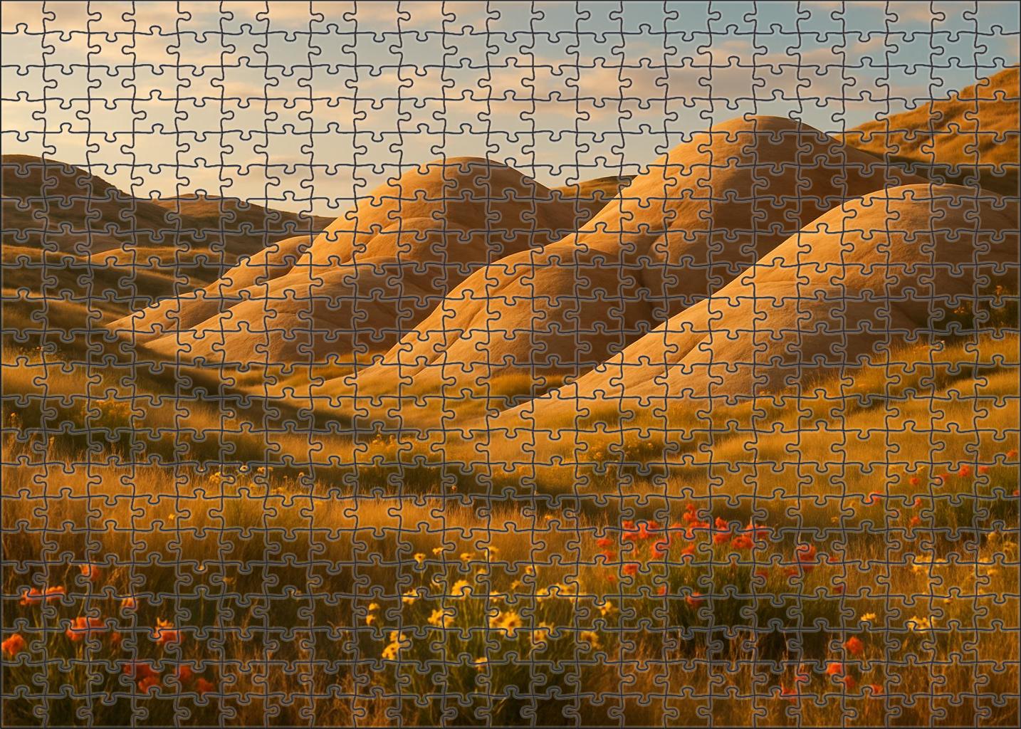 Amber Meadow Heights 200 Piece Puzzle