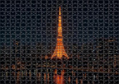 Tokyo Tower Tokyo Japan Recognized By 6910 Worldwide As A Modern Communication Icon Custom Jigsaw Puzzle