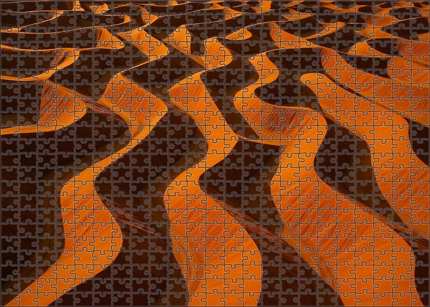 Saffron Dune Maze 200 Piece Puzzle