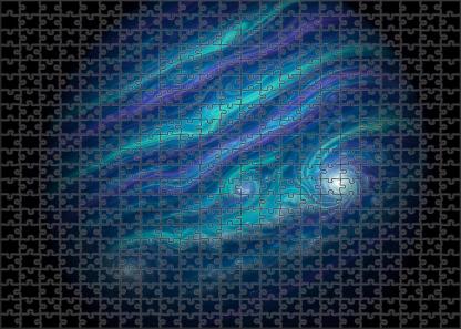 Iridescent Jet Stream Bands 100 Piece Puzzle