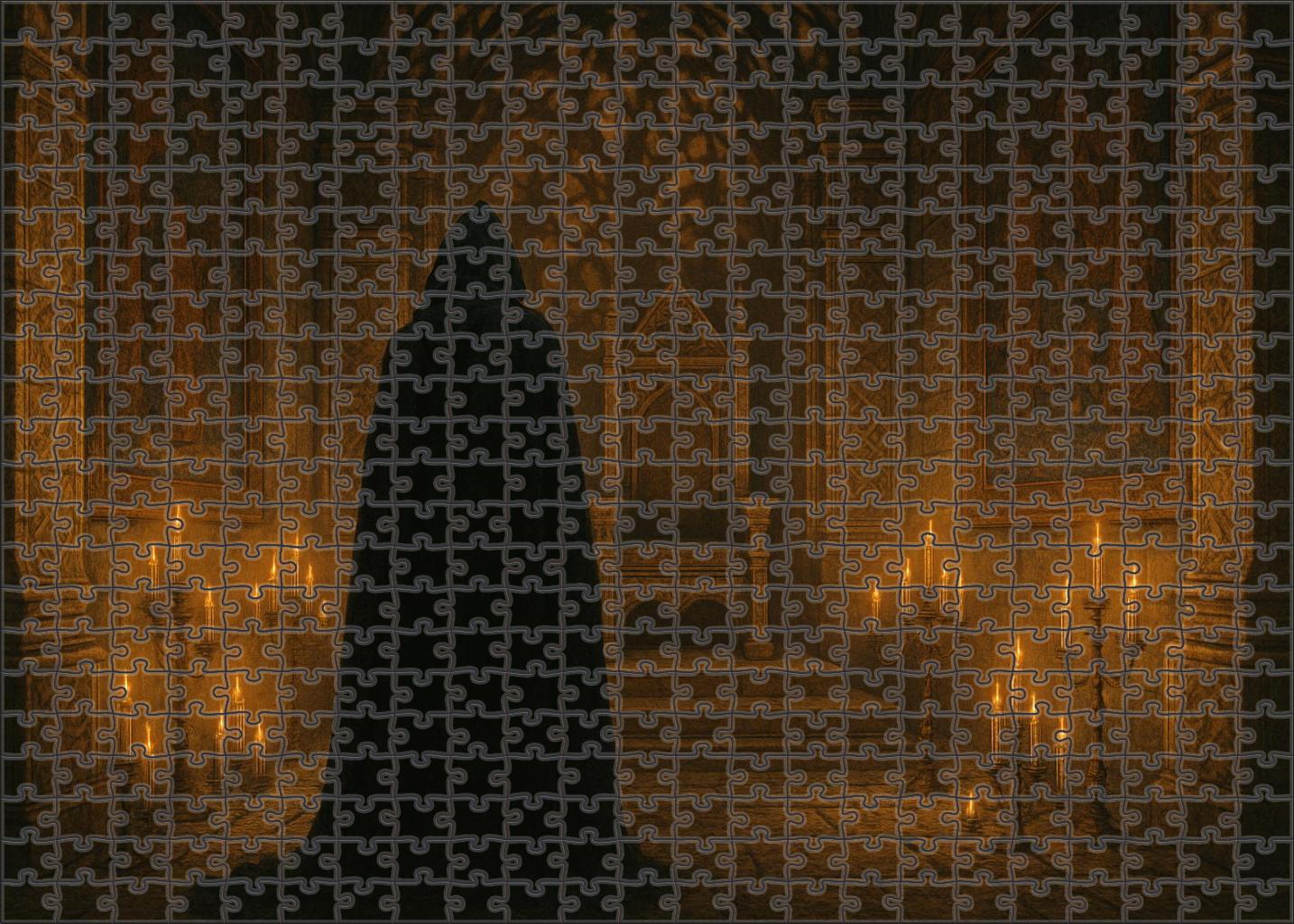 Dark Fantasy Court Gothic Elegance And Intrigue 50 Piece Puzzle