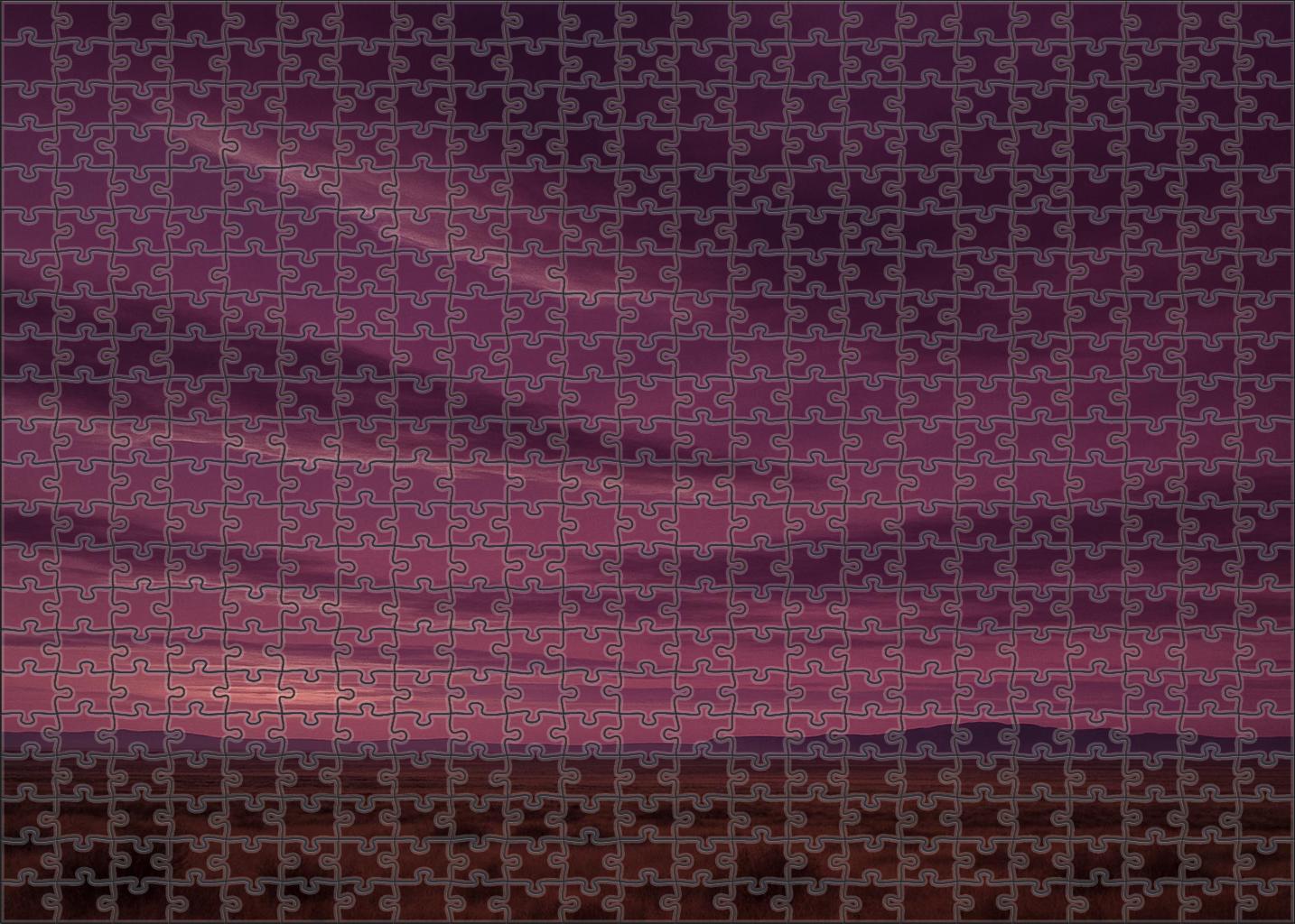 Velvet Mauve Dusk 500 Piece Puzzle