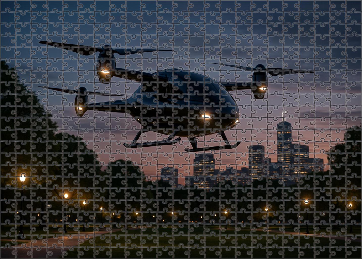 Hybrid Electric Personal Air Vehicle 500 Piece Puzzle