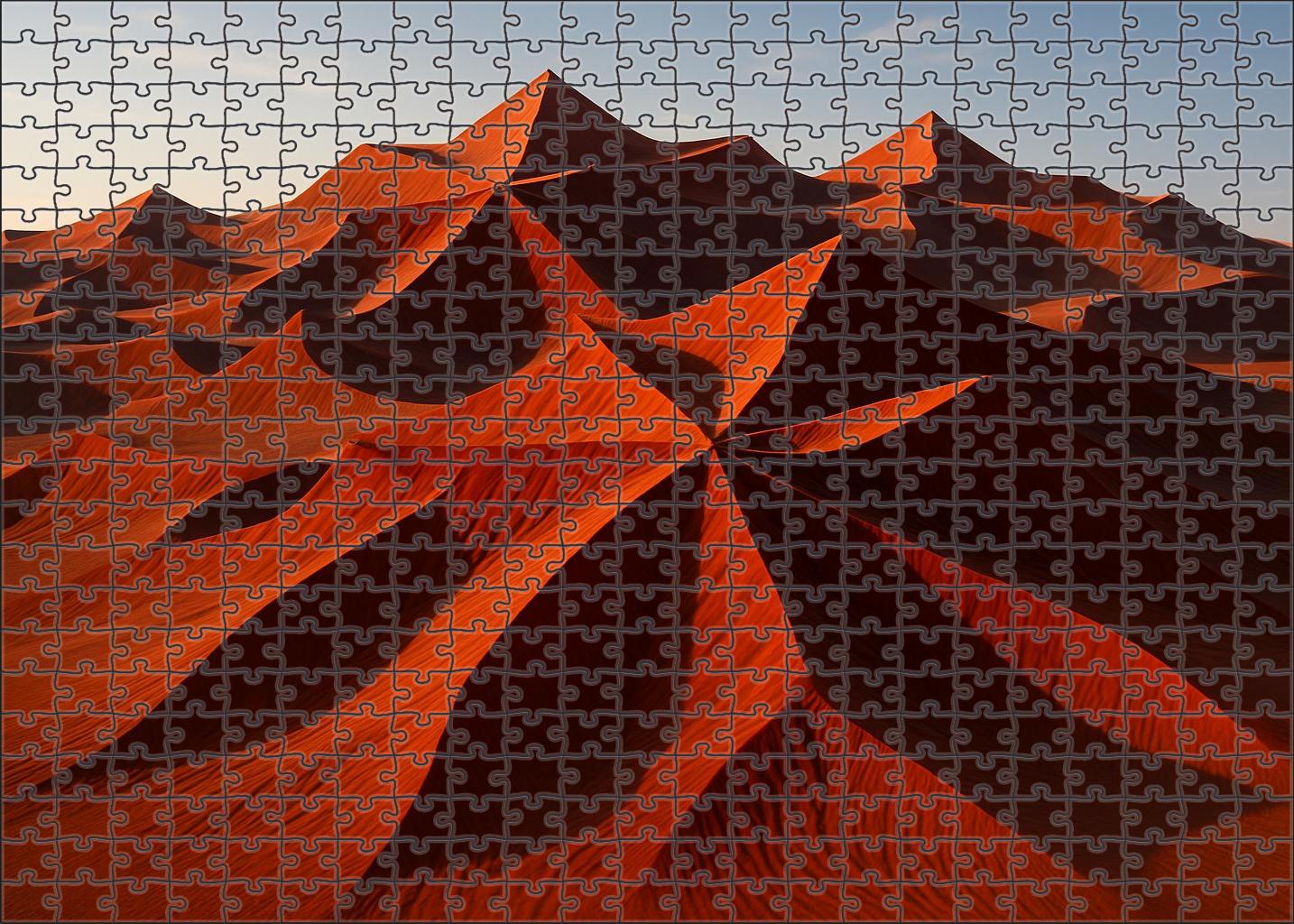 The Ruby Star Dunes 200 Piece Puzzle