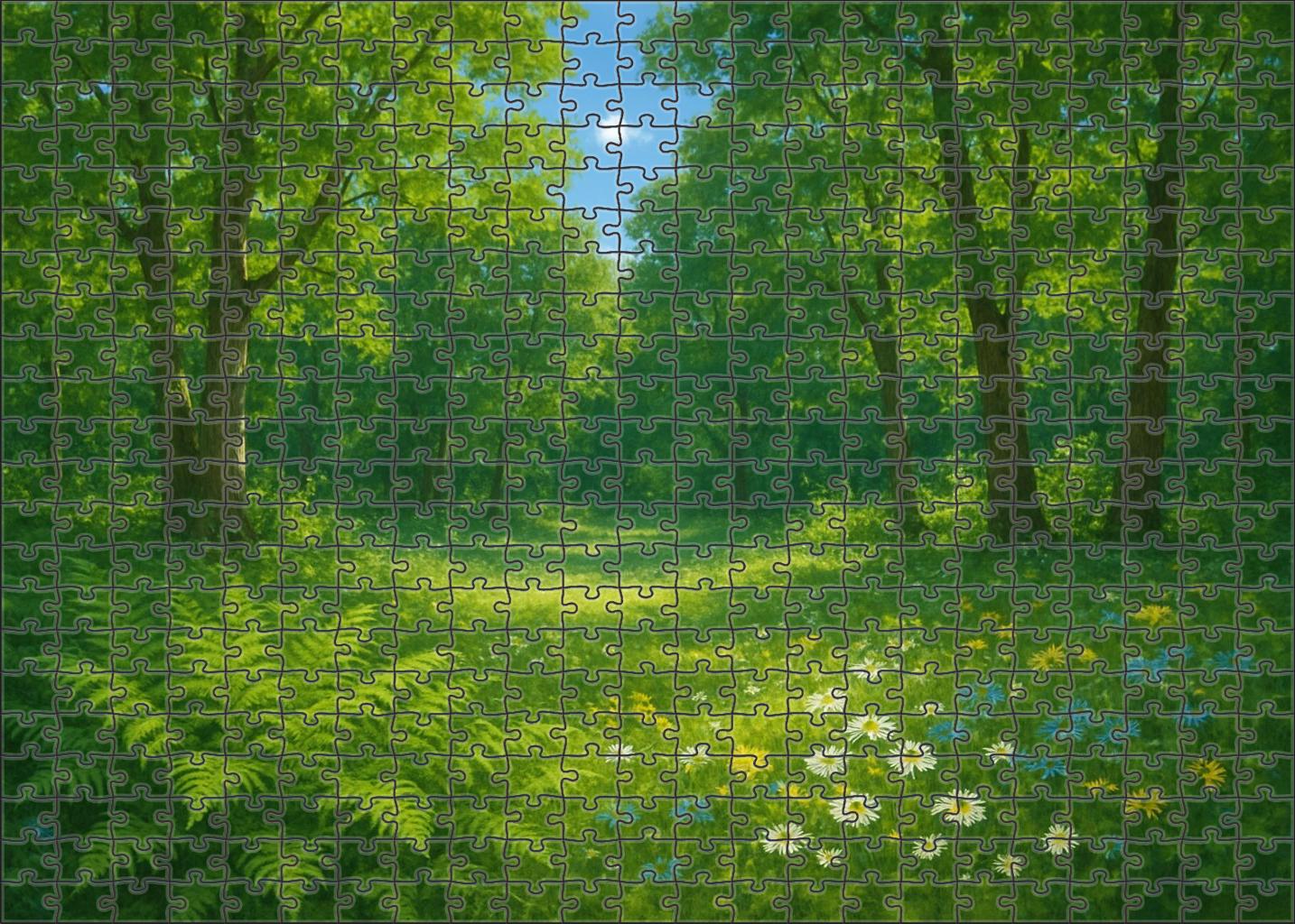Verdant Highland Glen 300 Piece Puzzle