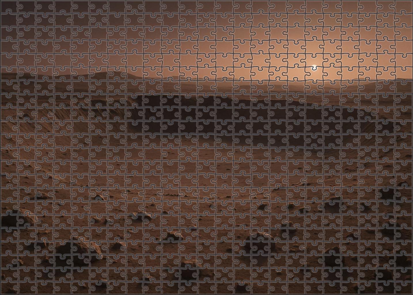 Dusky Crater Basin 1000 Piece Puzzle