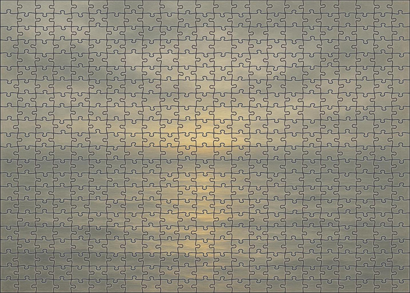 Harmony In Grey And Gold 200 Piece Puzzle