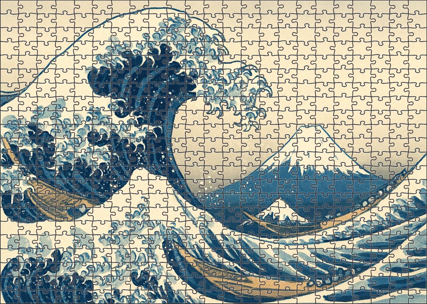 The Great Wave Off Kanagawa Large Format Puzzle