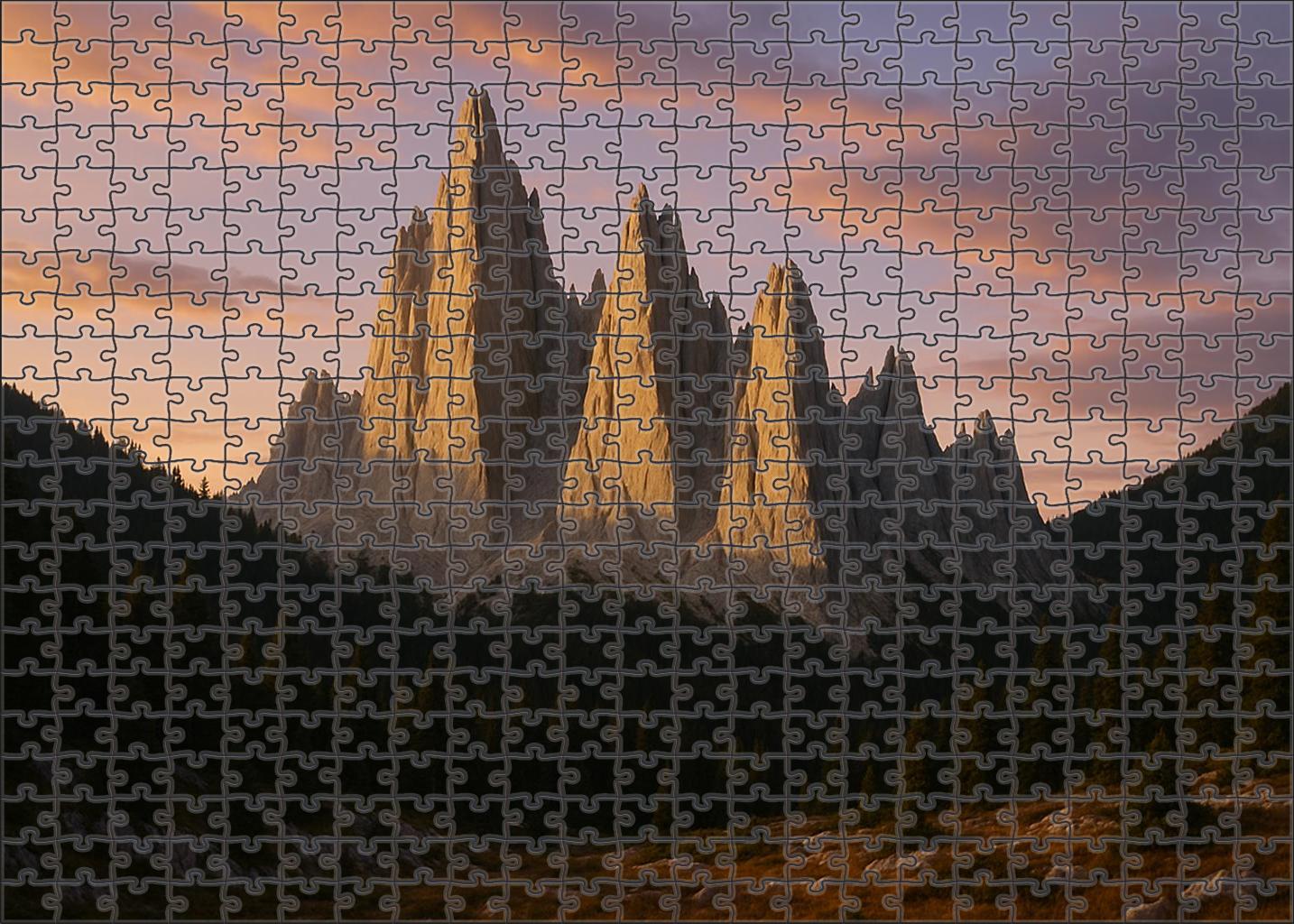 Ivory Crest Silhouette Challenging Puzzles