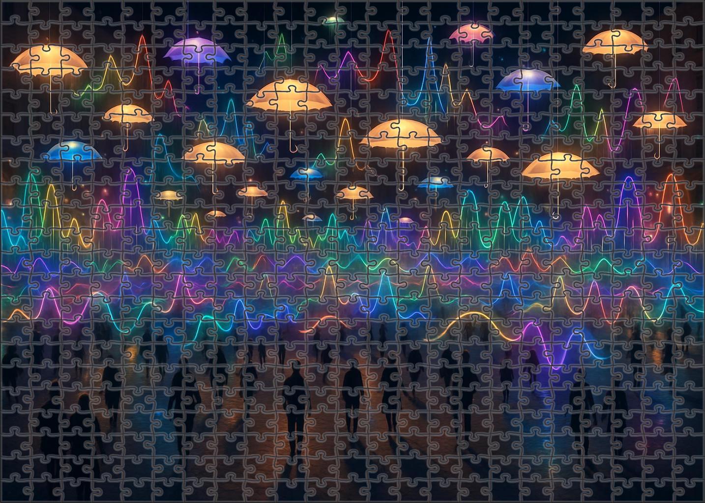 The Umbrella Orchestra 500 Piece Puzzle