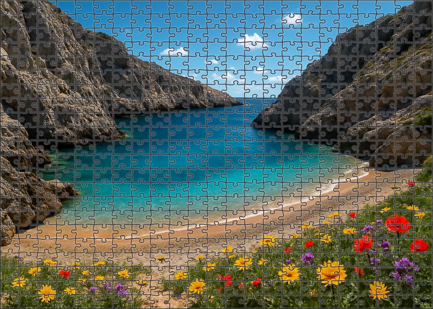 Hidden Sapphire Cove 50 Piece Puzzle