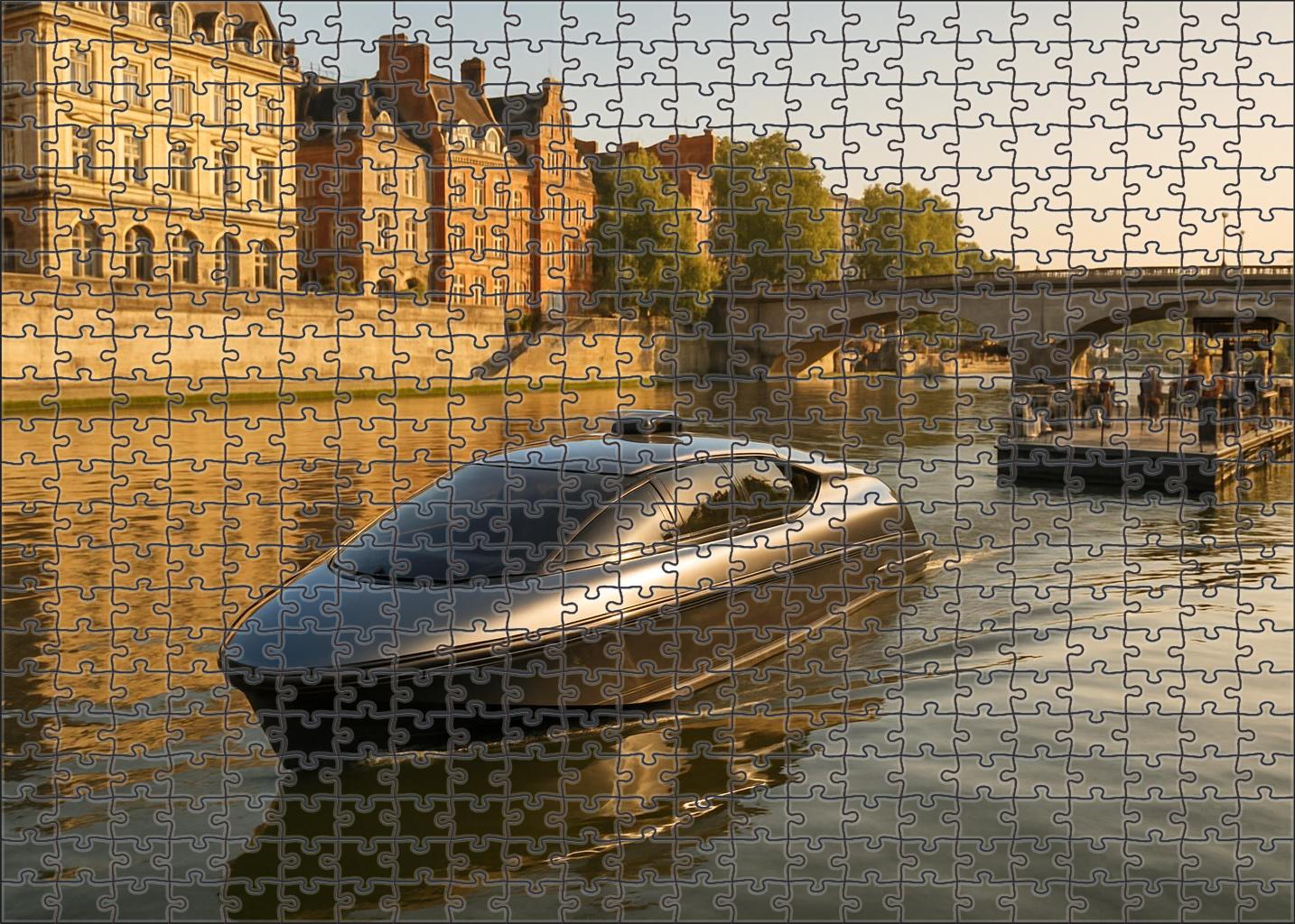 Hydrogen-powered Autonomous River Taxi 100 Piece Puzzle