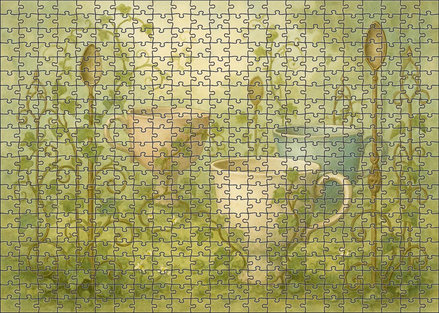 The Secret Tea Garden 200 Piece Puzzle