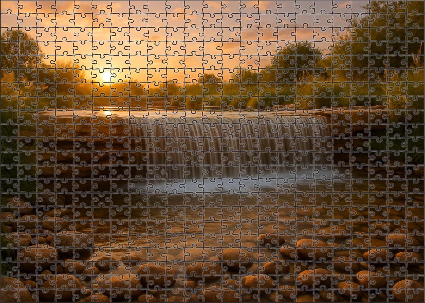 Golden Horizon Spill 300 Piece Puzzle