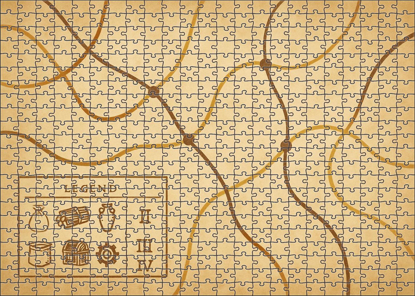 Historical Trade Route Network Diagram Easy Puzzles