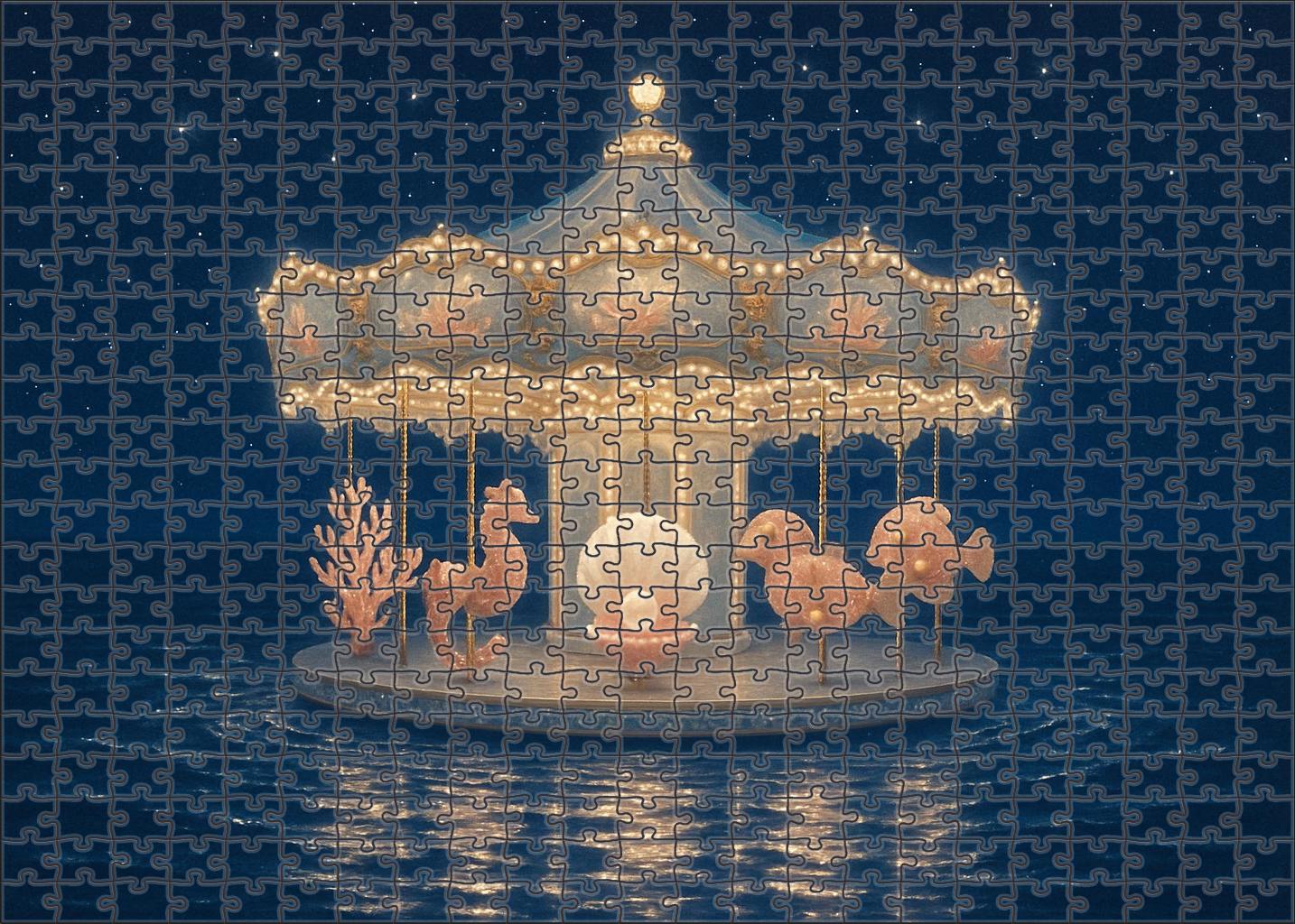 Carousel Of The Celestial Sea 200 Piece Puzzle