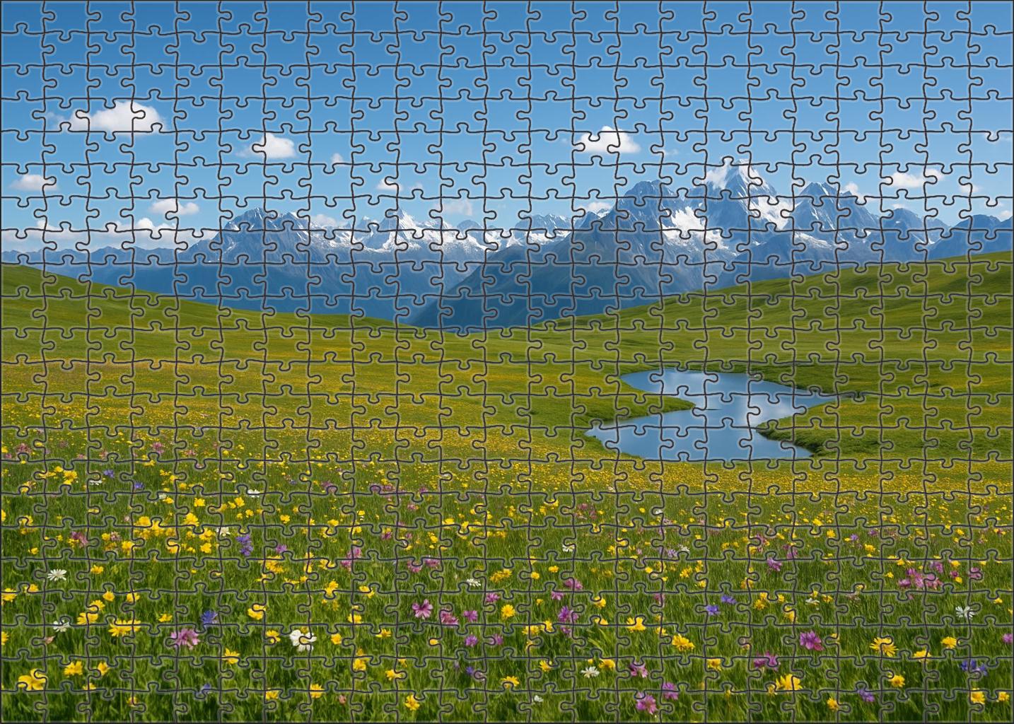 Emerald Tundra Plateau 20 Piece Puzzle