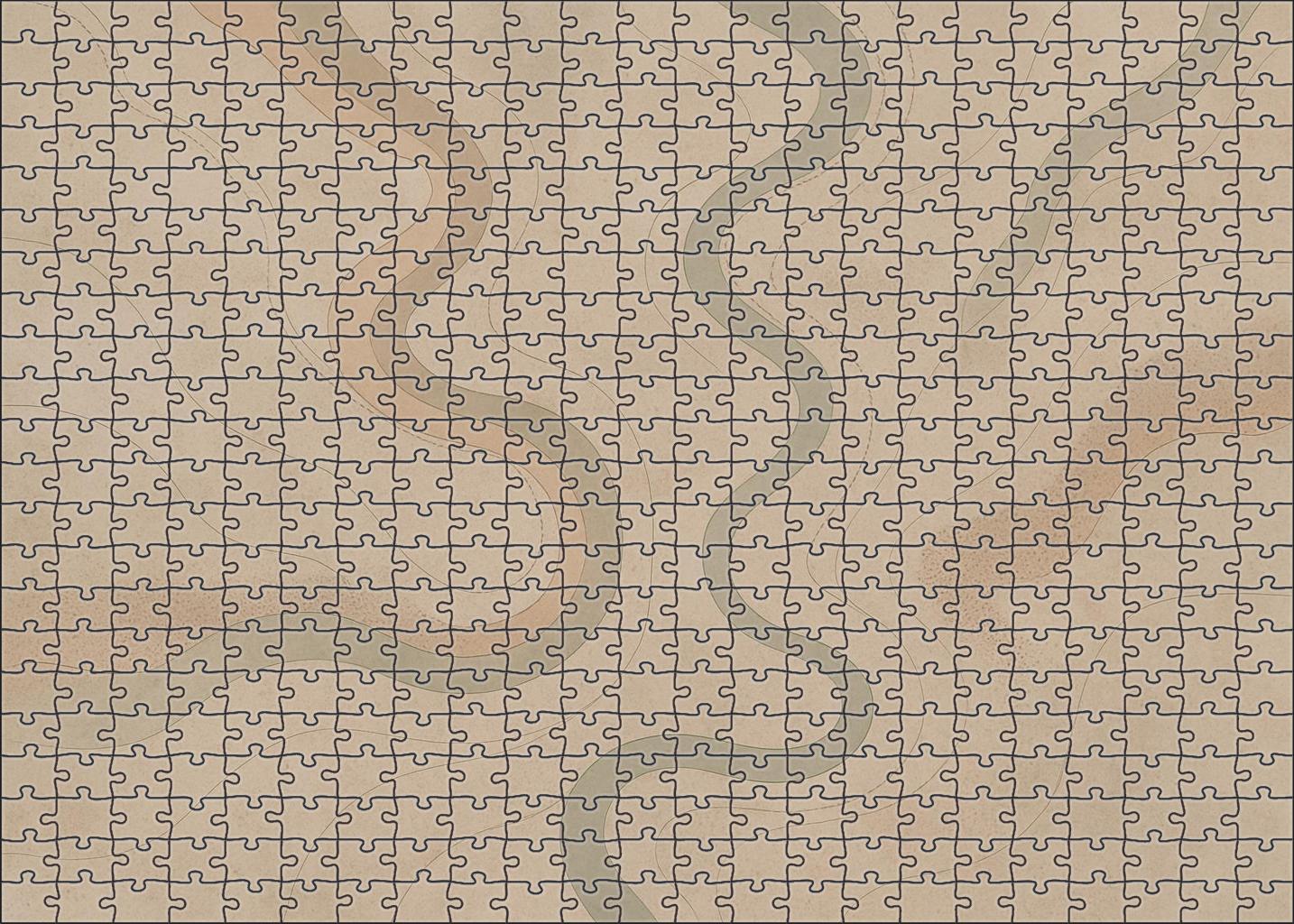 Paleochannel Remnant Map 300 Piece Puzzle