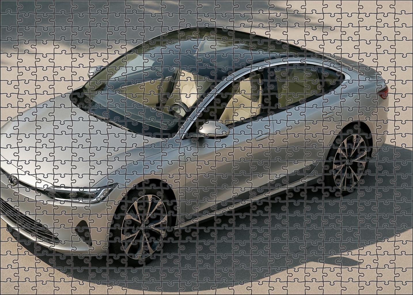 Celeste Arcadia Luxury Electric Grand Tourer With Panoramic Sky Roof Large Format Puzzle