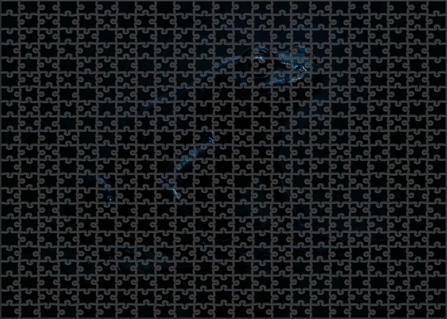 Obsidian Mirage Elusive Amphibious Predator With Camouflaging Skin 200 Piece Puzzle