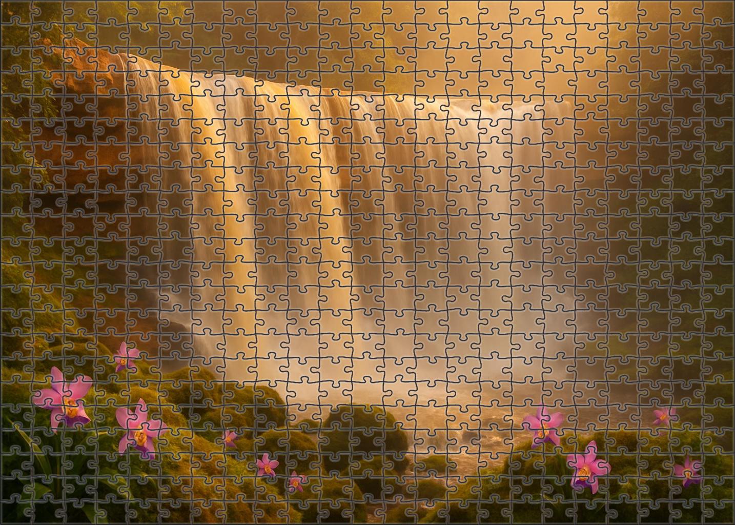 Amber Drift Falls Puzzle For Kids