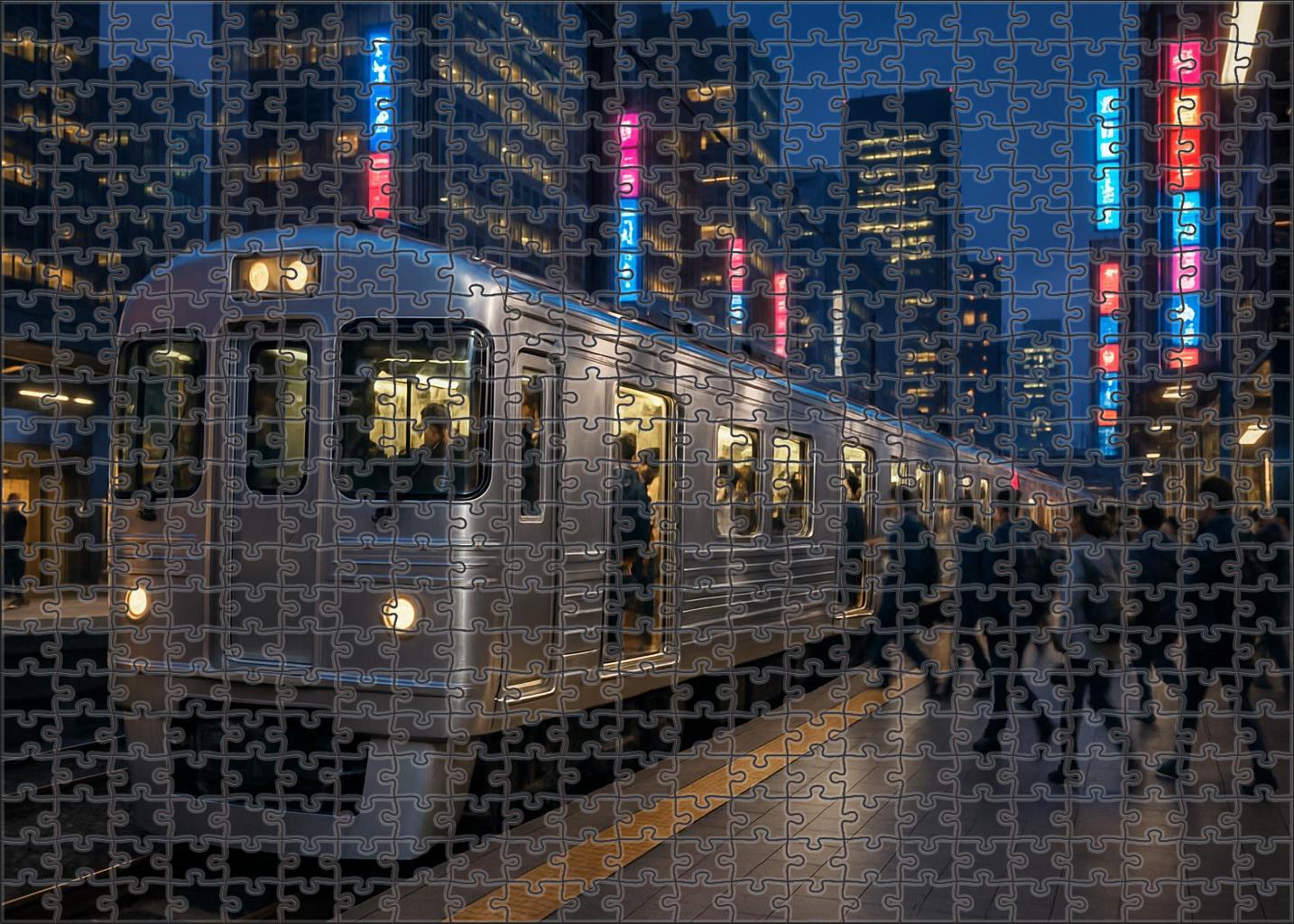 Urban Silver Commuter Express 300 Piece Puzzle