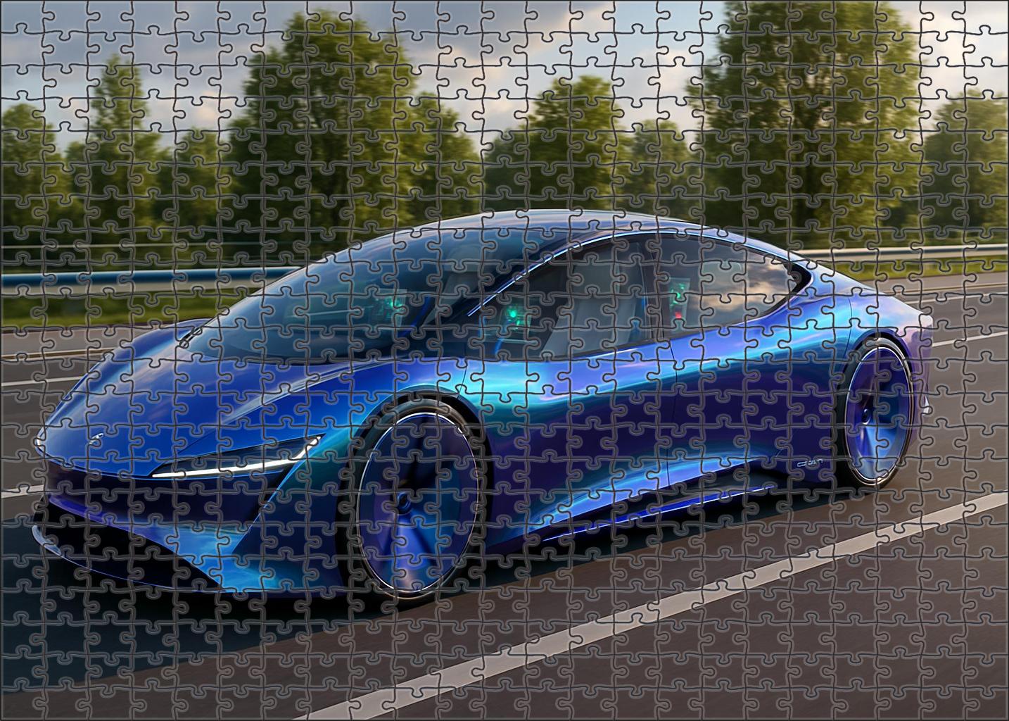 Celestial Aeroconcept Visionary Autonomous Luxury Sedan 20 Piece Puzzle