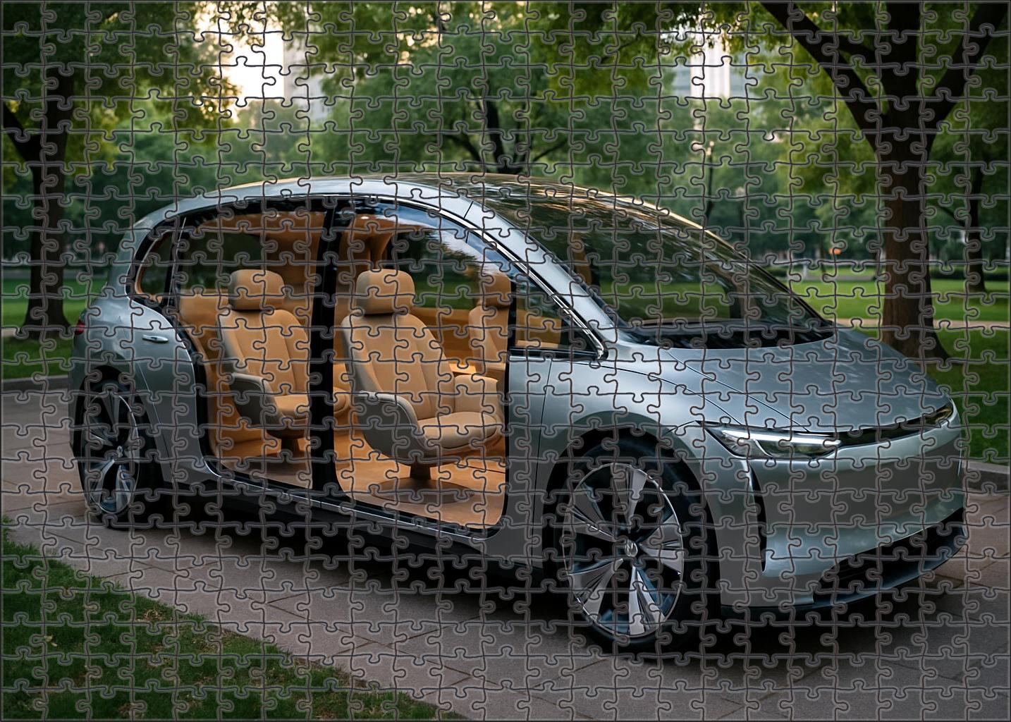 Celestia Nova Concept Futuristic Autonomous Cruiser Puzzle Collection