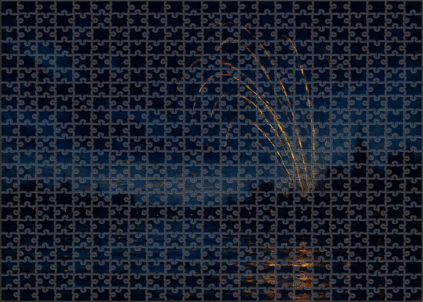 Whistler's Nocturne In Black And Gold 50 Piece Puzzle