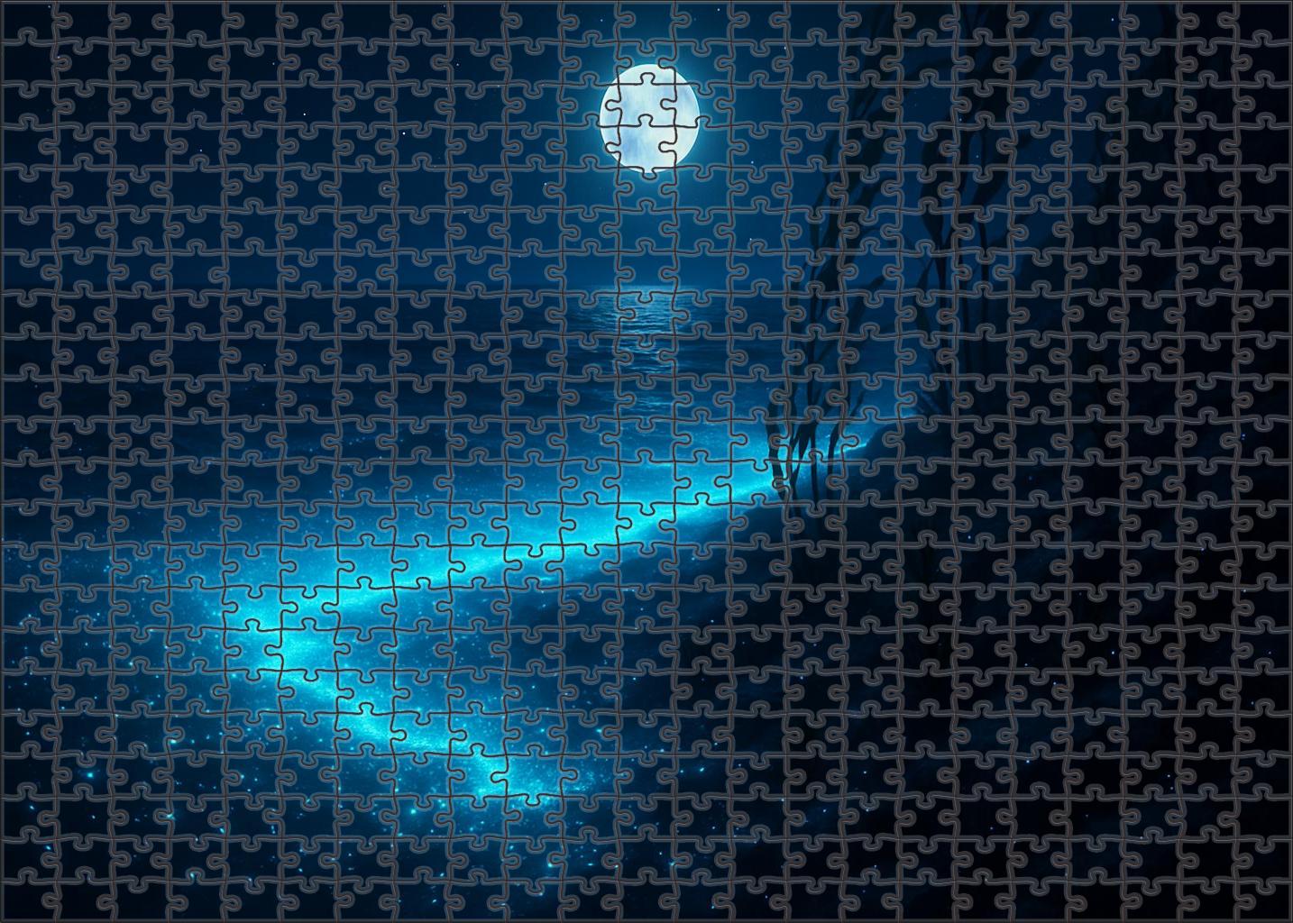 Phosphorescent Shelf Break Custom Jigsaw Puzzle
