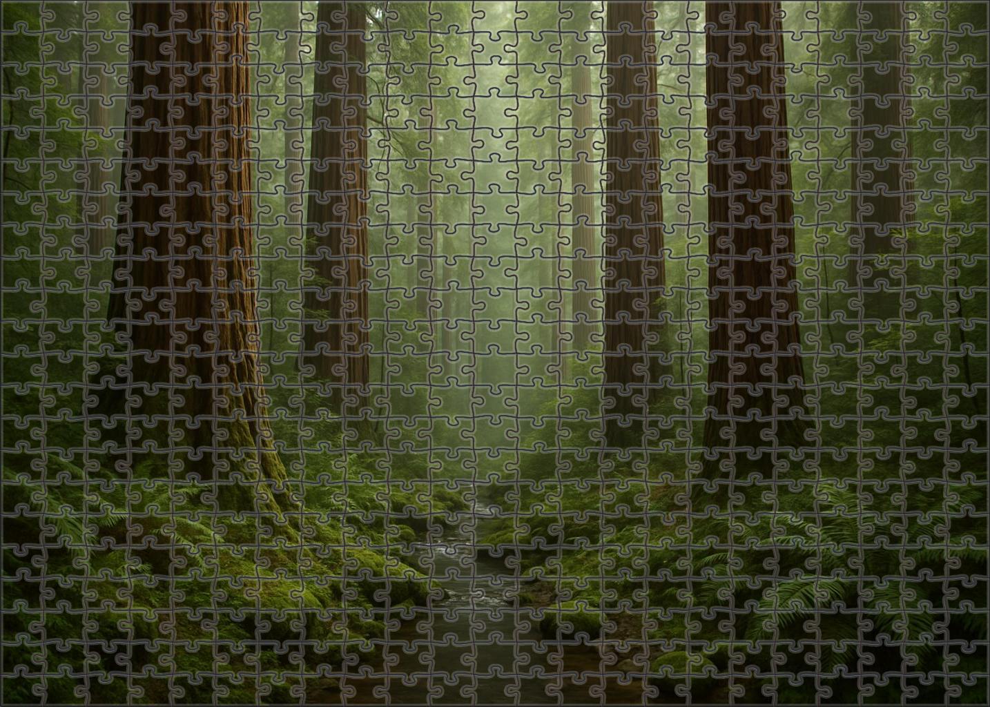 Whispering Redwood Glade 200 Piece Puzzle