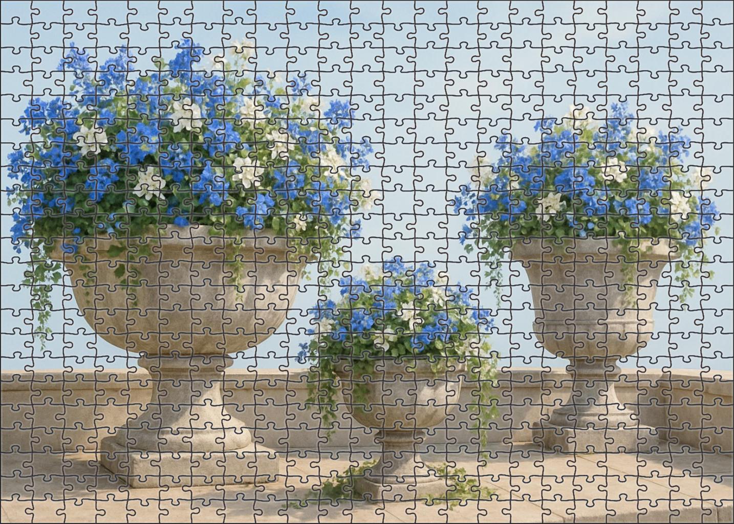 Ocean Breeze Terrace Garden 100 Piece Puzzle