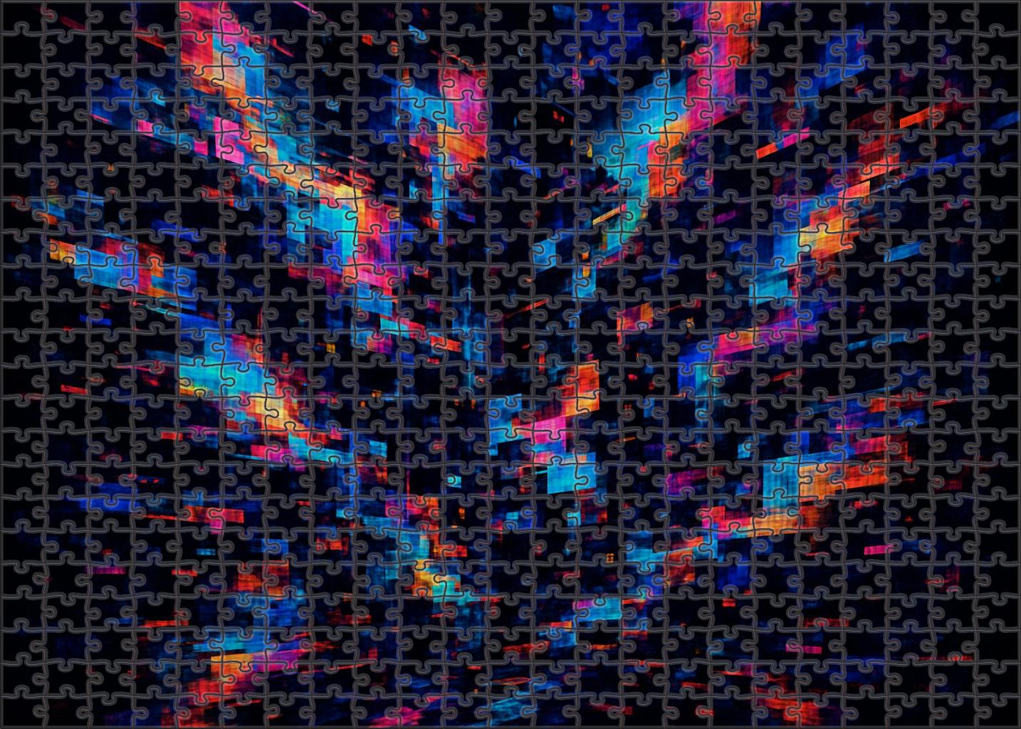 Glitch Art Revolution Digital Decay As An Aesthetic Statement 20 Piece Puzzle