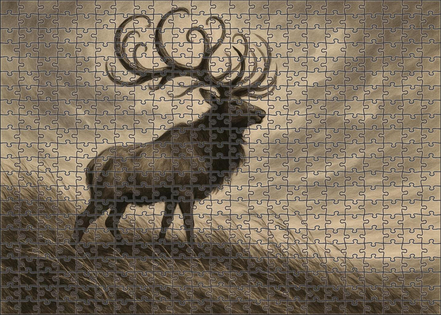 Zephyrmane Elk Gale-riding Horned Giant Of The Open Plains Challenging Puzzles