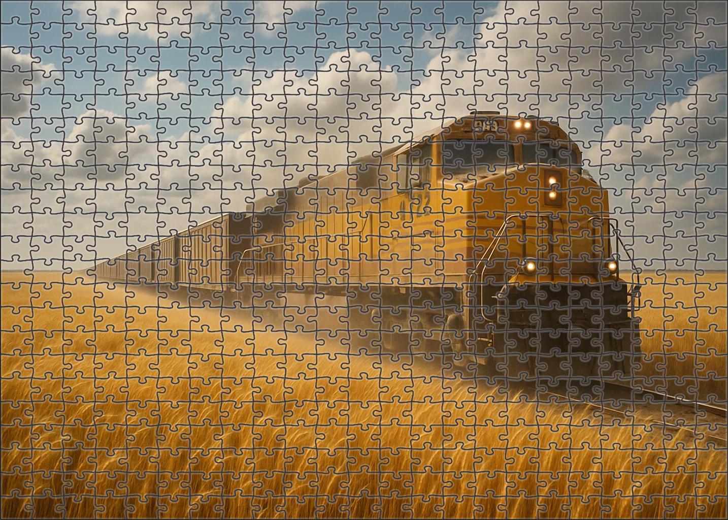 Golden Prairie Freight Hauler Easy Puzzles