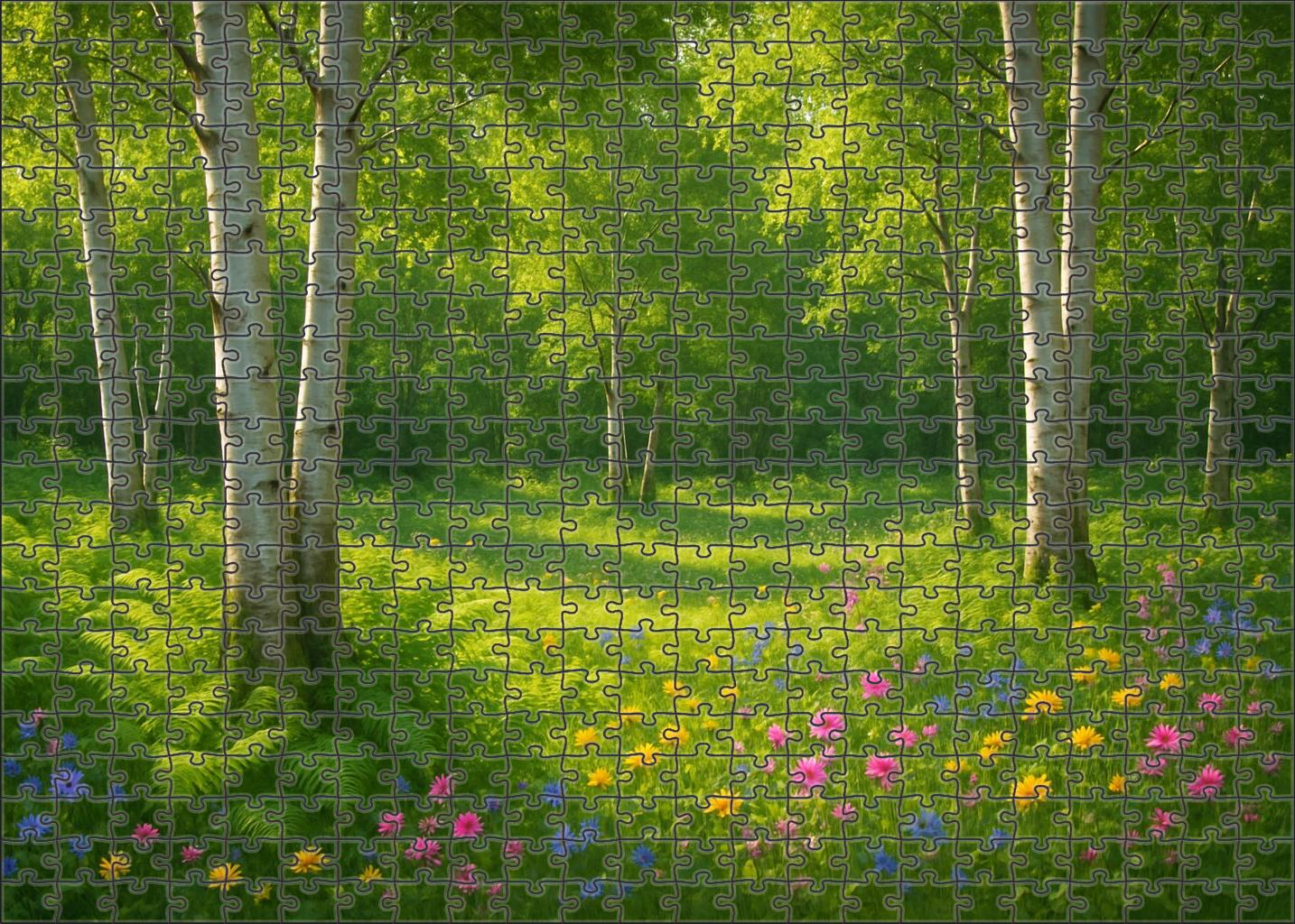 Shimmering Aspen Glade Puzzle Collection