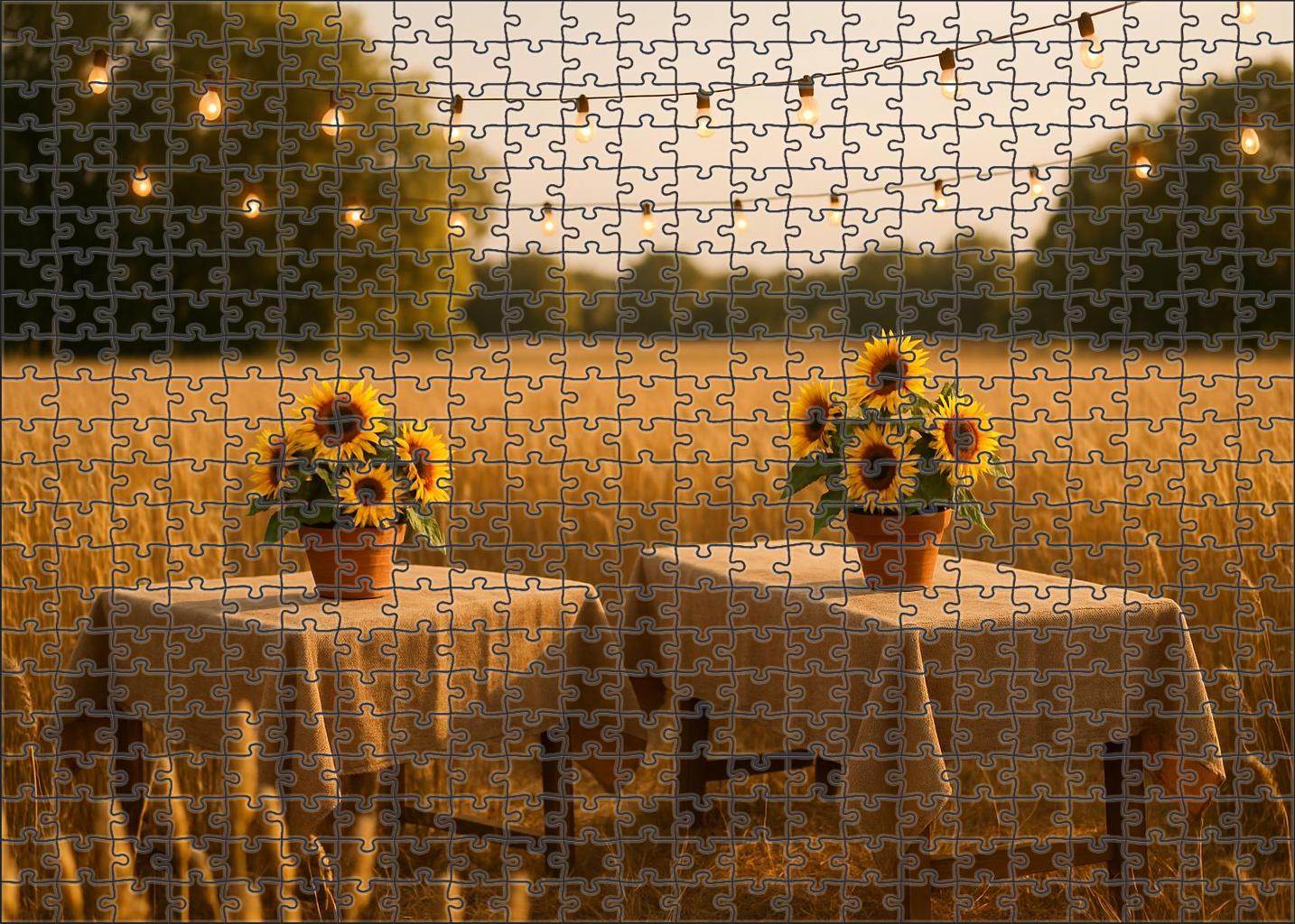 Golden Wheat Reverie Sunlit Fields And Rustic Accents Puzzle Fun