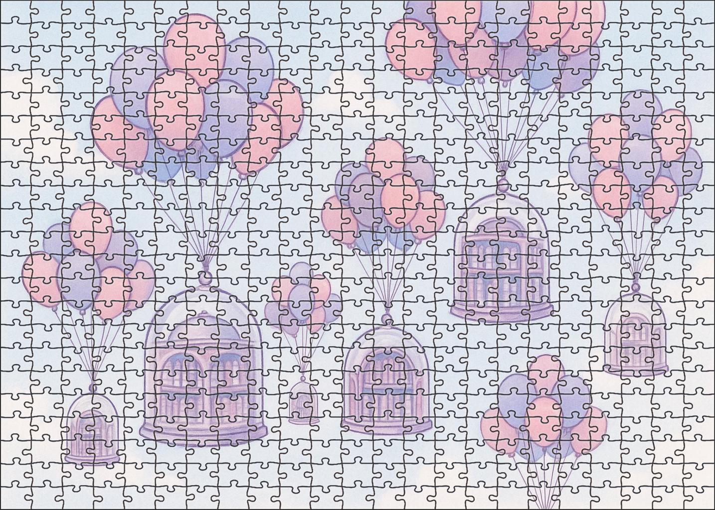 Balloons Carrying Secret Libraries Puzzle Collection