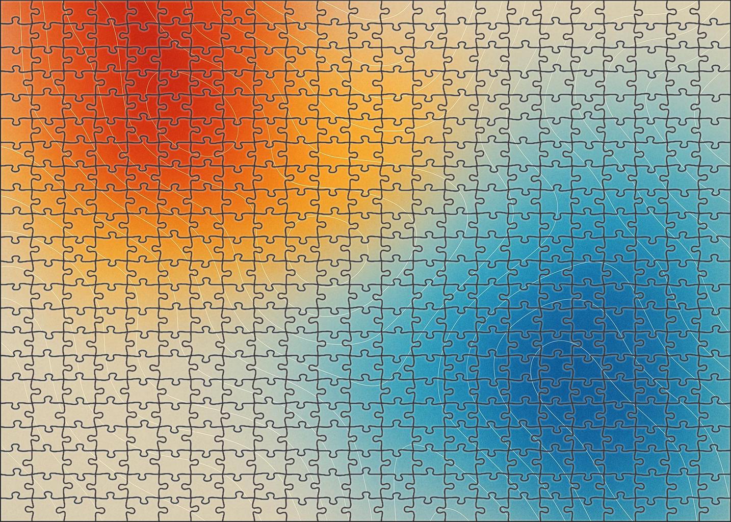 Thermal Gradient Contour Map Challenging Puzzles