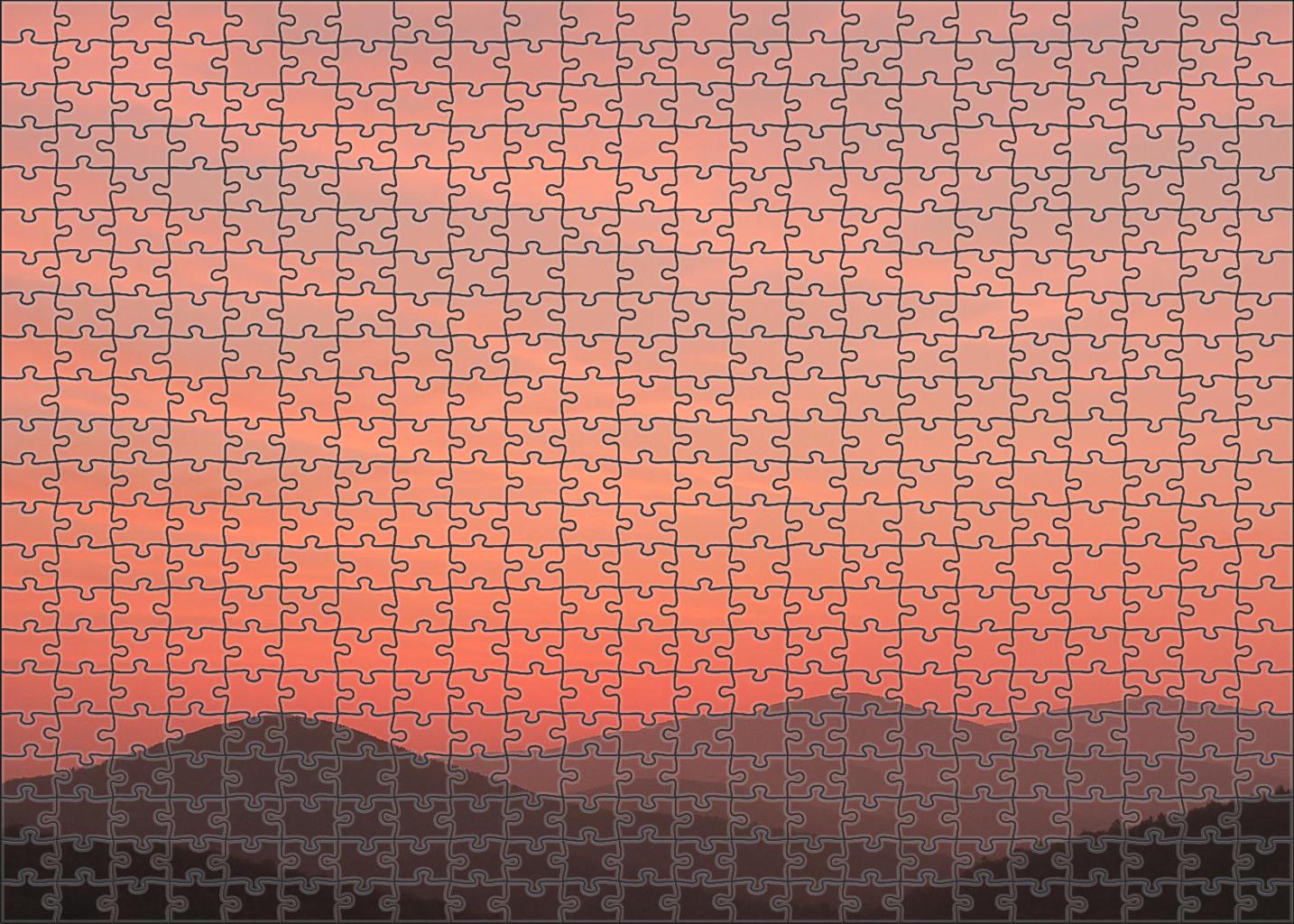 Sunset Coral Glow 500 Piece Puzzle