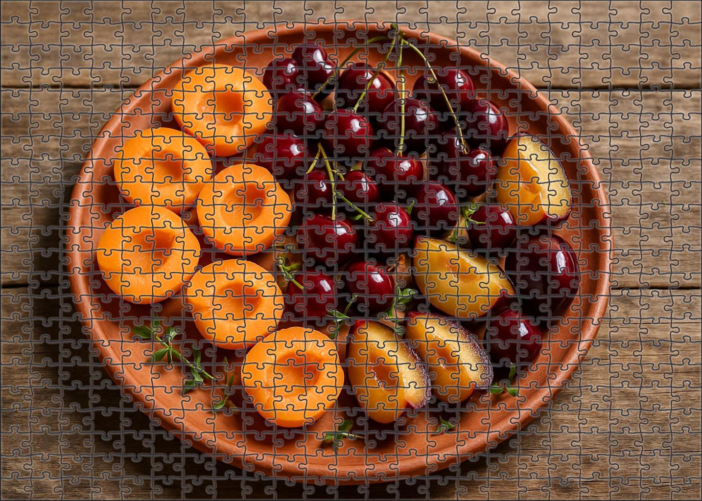 Sun-kissed Stone Fruit Medley Puzzle Challenge
