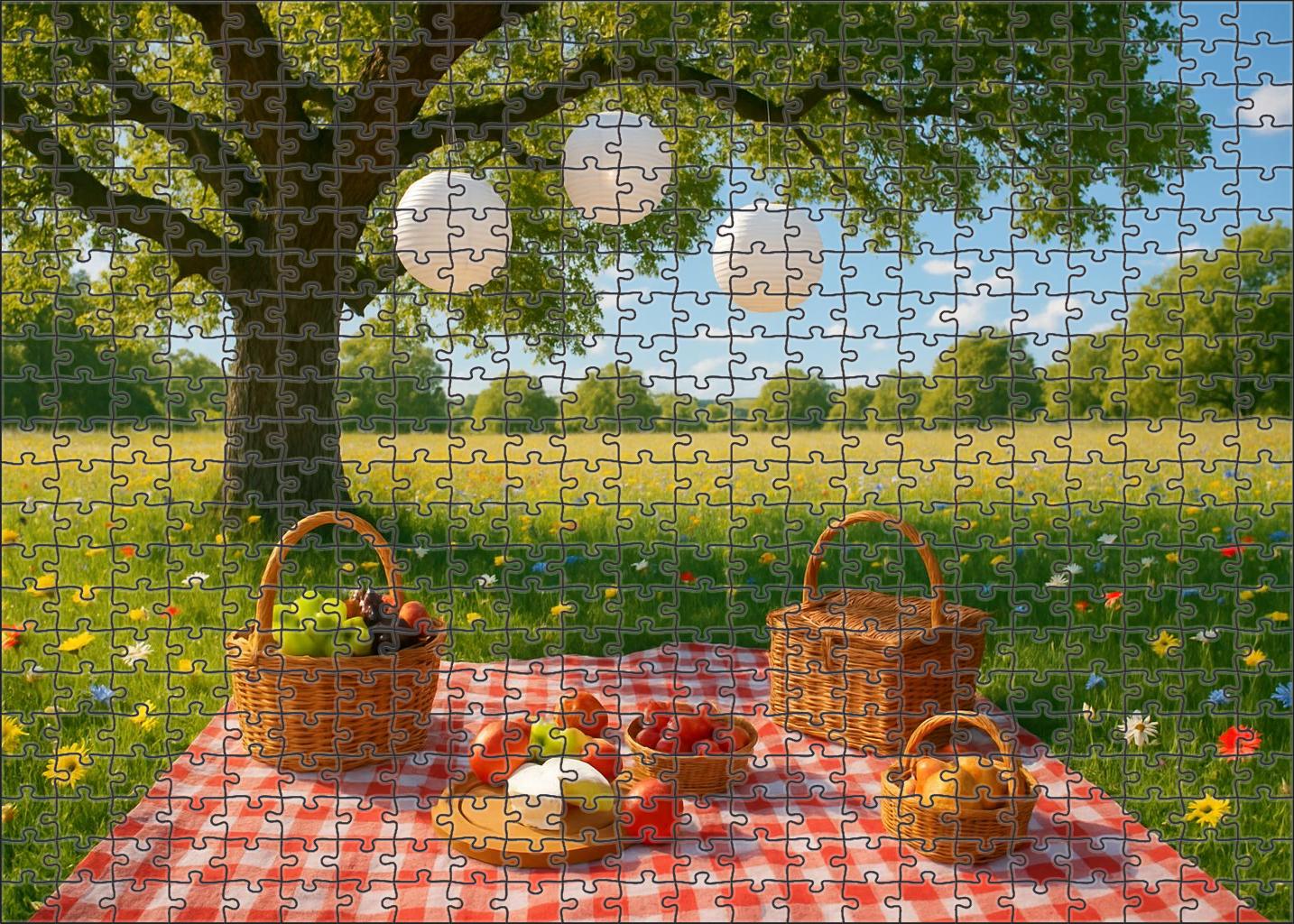 Sun-dappled Meadow Picnic Family Puzzles