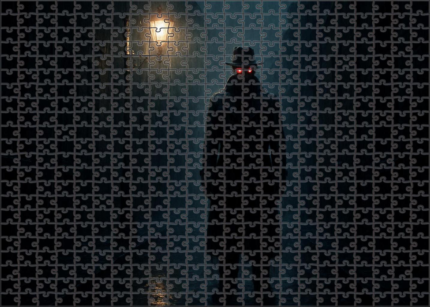 Post-modern Vampire Noir Urban Darkness Meets Stylish Decay 50 Piece Puzzle