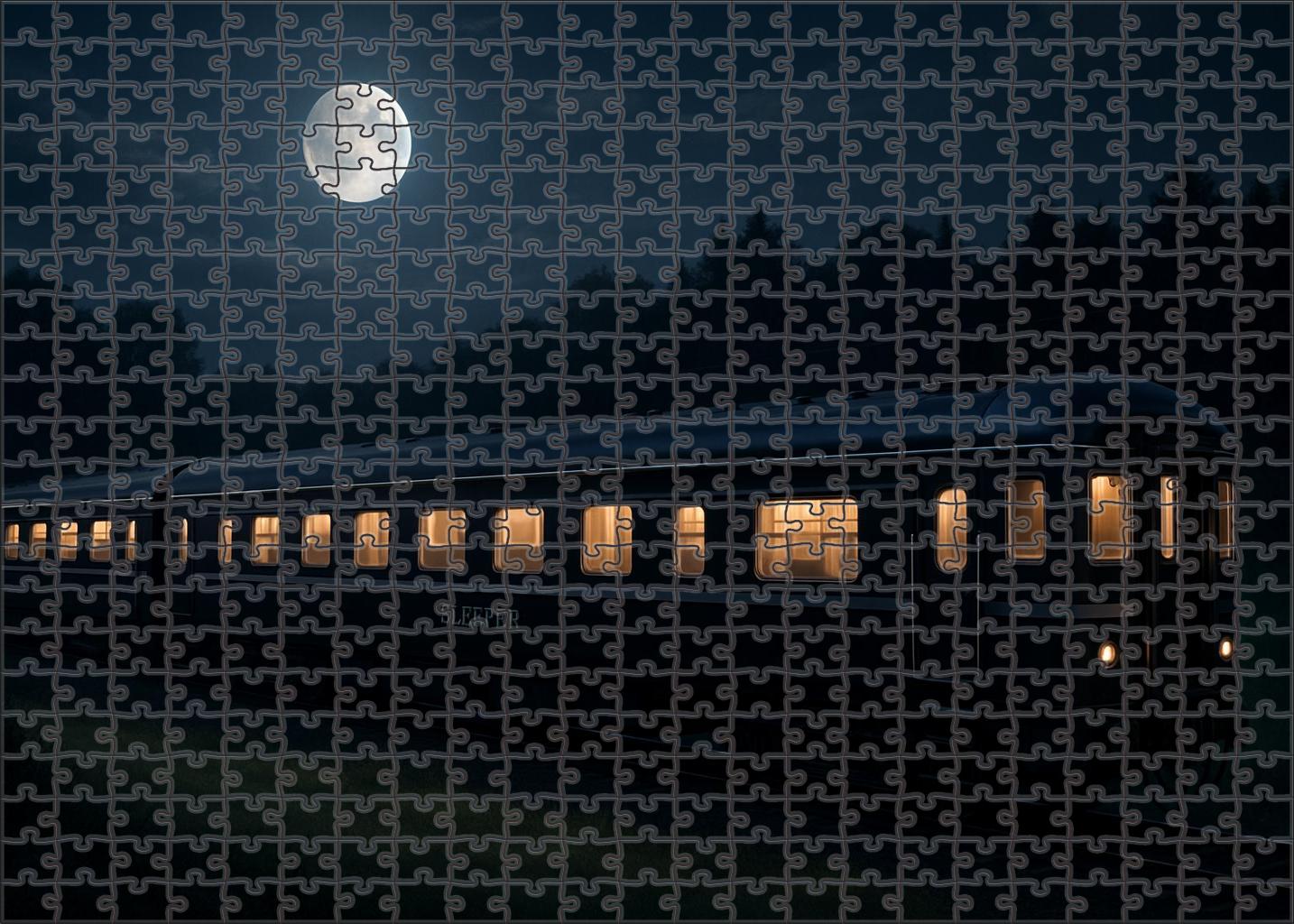 Midnight Eclipse Sleeper Large Format Puzzle