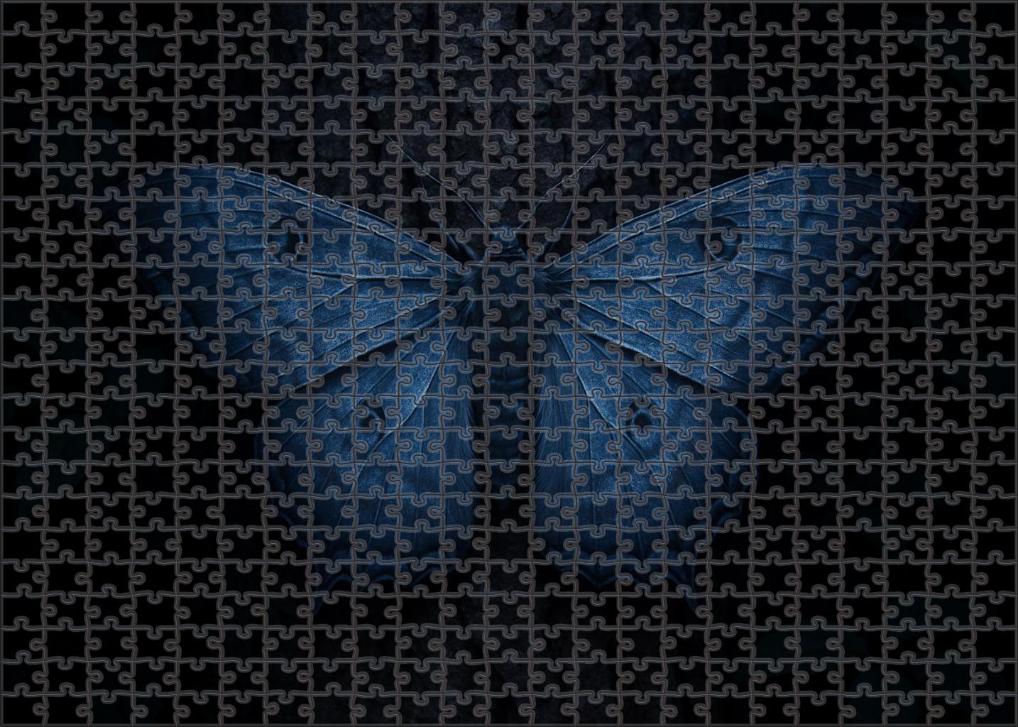 Celestial Veil Moth Ethereal Night Flyer With Iridescent Wings And Camouflage Patterns Premium Puzzle Pieces